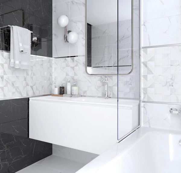 Dekor Laparet Blondi belyj 25h50 2
