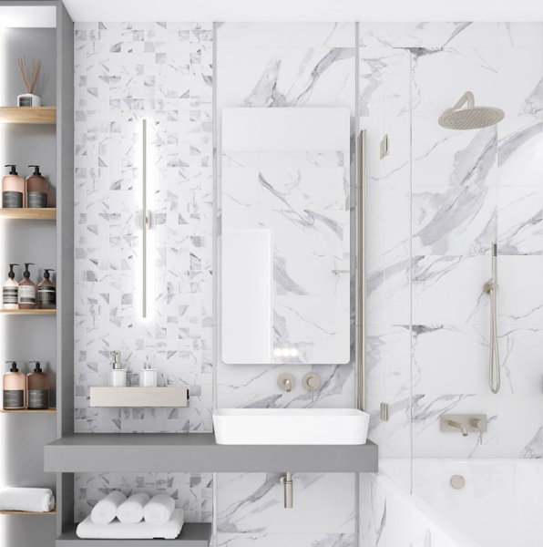 Suite Mozaika miks belyj 29,7h29,7 2