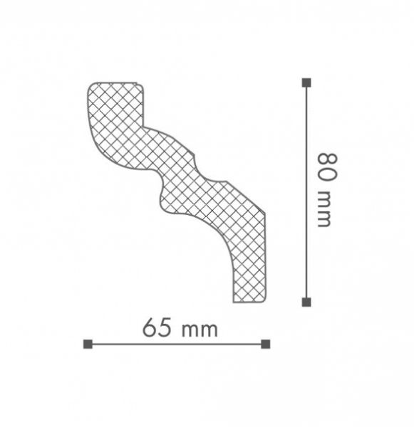 Plintus potolochnyj NMC LX-105 2