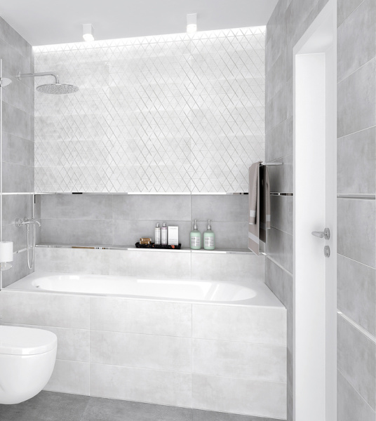 Plitka nastennaya Laparet Sharp seryj 20h60 2