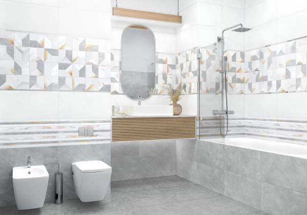 Plitka nastennaya New Trend Blues Light 2
