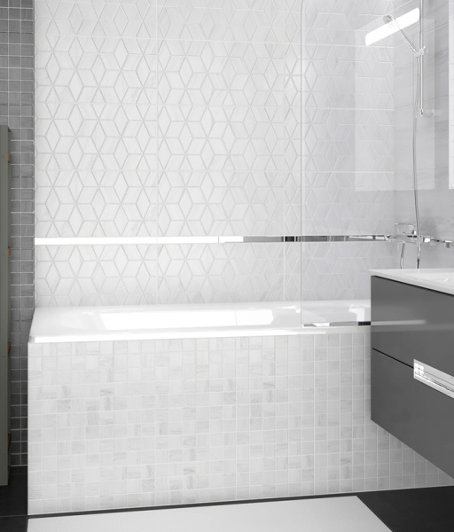 Mozaika Laparet Forest belyj 30h30 2