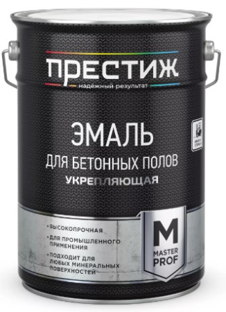 Emal PRESTIZh akrilovaya dlya betonnyh polov seraya 6,5kg Yu206