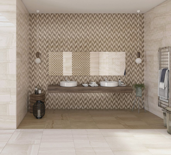 Plitka nastennaya Kerasol Trend Arenisca Chevron Rectificado 2