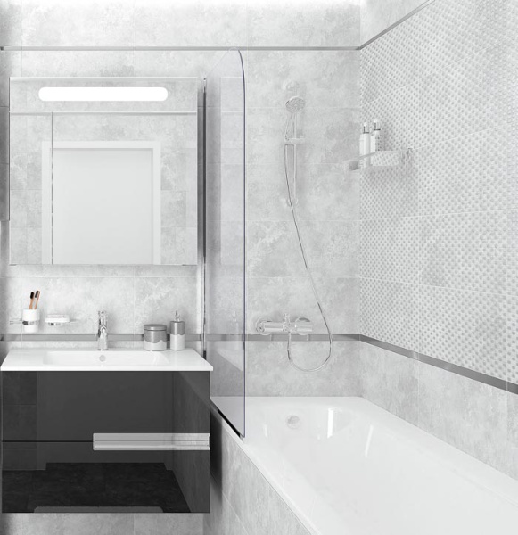 Plitka nastennaya Laparet West seryj 2