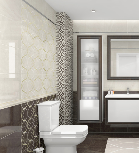 Dekor Laparet Crystal Resonanse korichnevyj 30h60 2