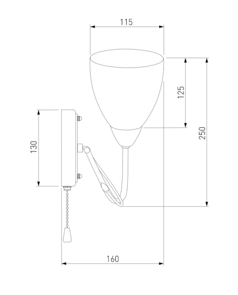 Bra s plafonom EVROSVET 84032 2