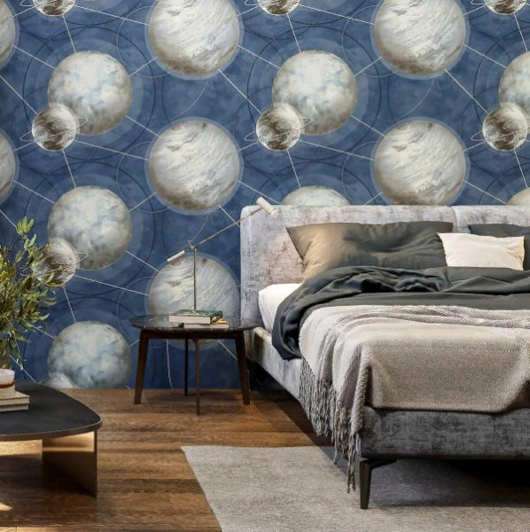 Oboi flizelinovye HomeColor Planets HC71987-46 1,06x10m 2