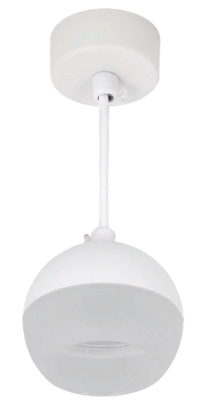 Svetilnik podvesnoj pod lampu GX53 4012 IEK belyj 2