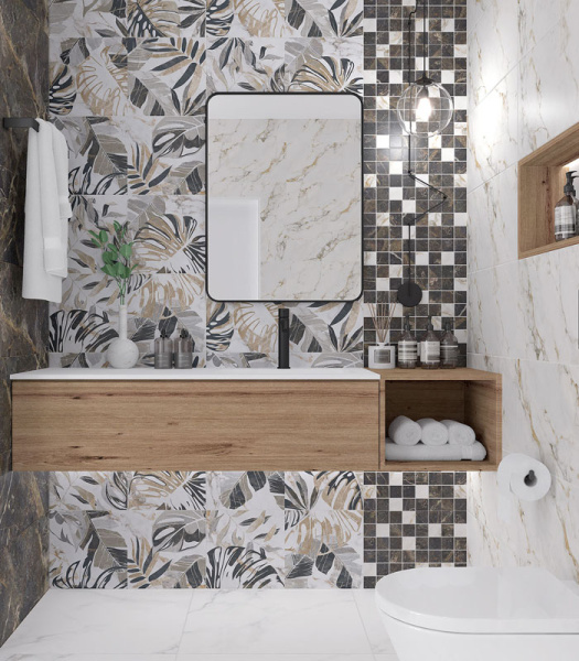 Plitka nastennaya Laparet Kanzas kremovyj botanika 2