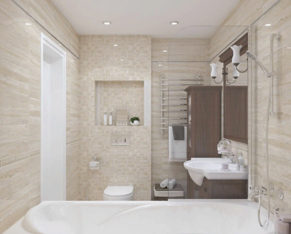 Plitka nastennaya Laparet Glossy mozaika bezhevyj 60113 20h60 2