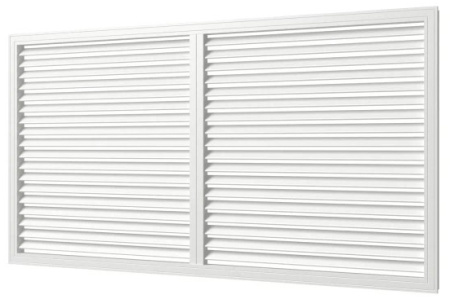 001 Reshetka radiatornaya Ideal 600kh1200mm Belaya 1