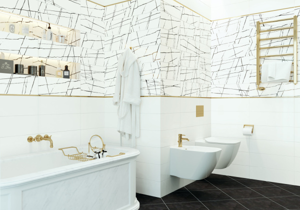 Plitka nastennaya New Trend Chicago White Rock 2