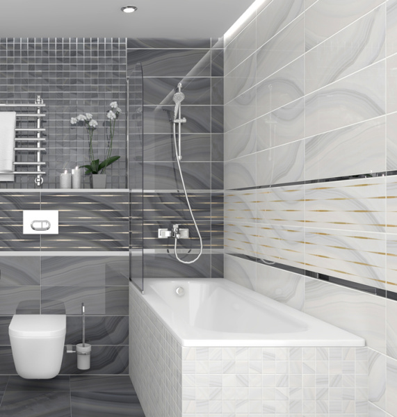 Dekor Laparet Agat Lines svetlyj 20h60 2