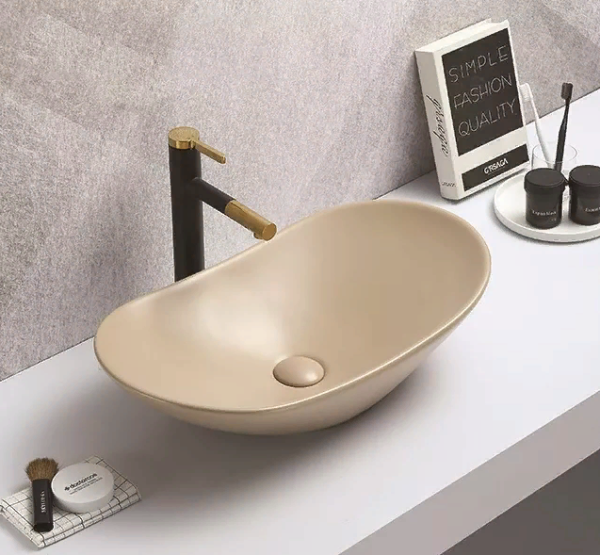 Rakovina nakladnaya CERAMALUX kapuchino 3