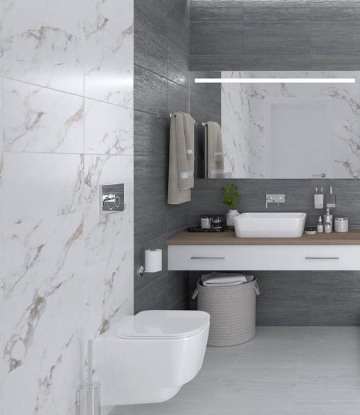 Plitka nastennaya Laparet Savage belyj 2