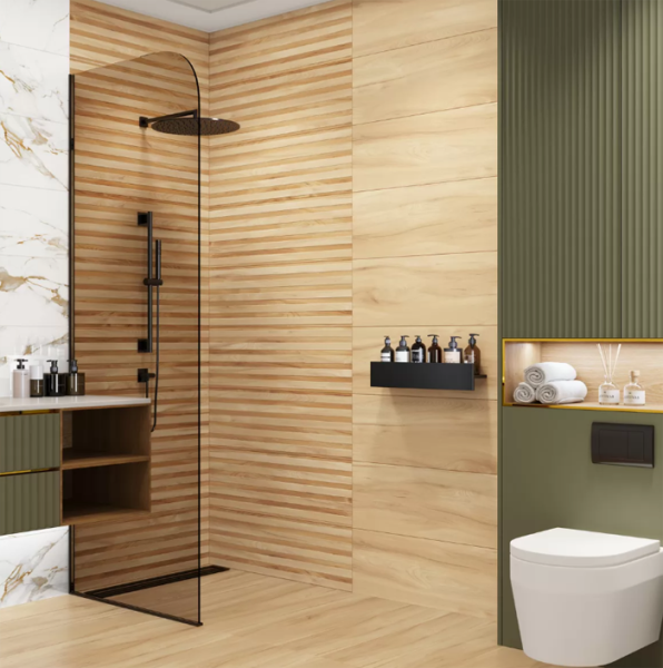 Plitka nastennaya Delacora Woodstyle Nut 2