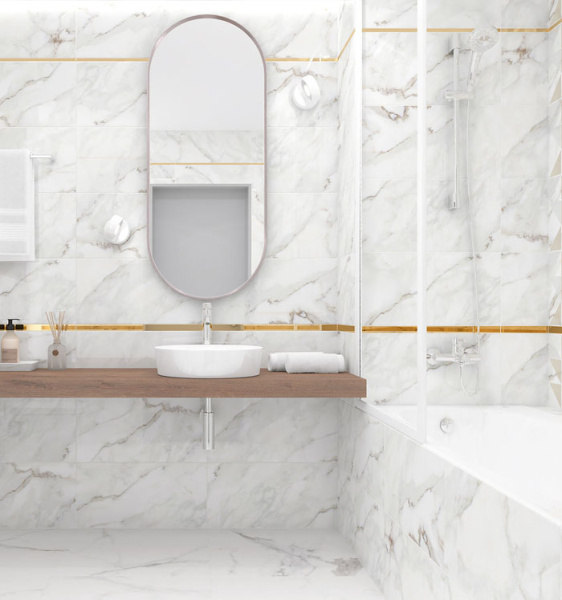 Plitka nastennaya Laparet Dune belyj 2