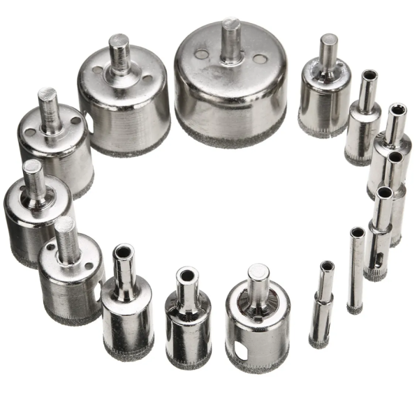 Nabor almaznyh koronok po steklu i keramike (15sht) 180699456 2