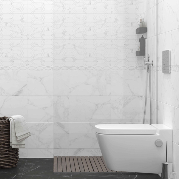 Plitka nastennaya Creto Purity Mosaic belyj 2