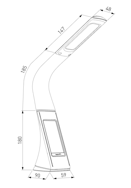 Svetilnik Elara bezhevyj 2