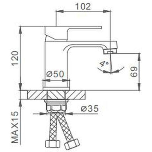 Smesitel dlya rakoviny FRAP F1042 2
