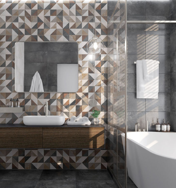 Plitka nastennaya Laparet Ferry grafitovyj 2