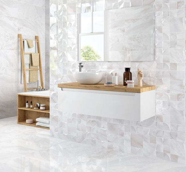 Plitka nastennaya Stylnul Rev. Diva Mu Pearl Rect 33,3h90 2