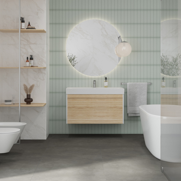 Plitka nastennaya Creto Aquarelle leaf 2