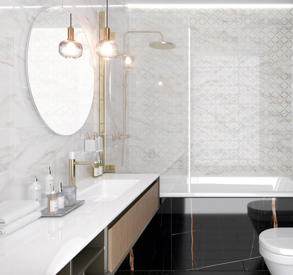 Dekor Laparet Aragon belyj 20h60 2