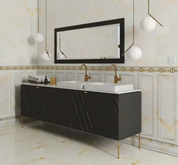 Bordyur Novacera Royal Listello Ornato Gold 9h30 2