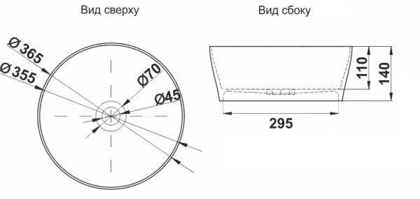 Rakovina MELANA MLN-C1055 zoloto 2