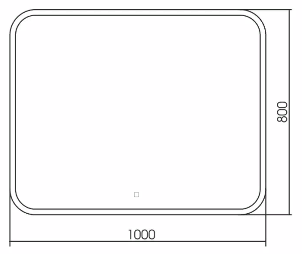 Zerkalo AZARIO Stiv 100h80 sensor 2