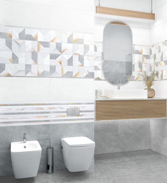 Plitka nastennaya New Trend Blues Light 2