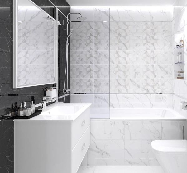 Plitka nastennaya Laparet Blondi belyj 34050 25h50 2