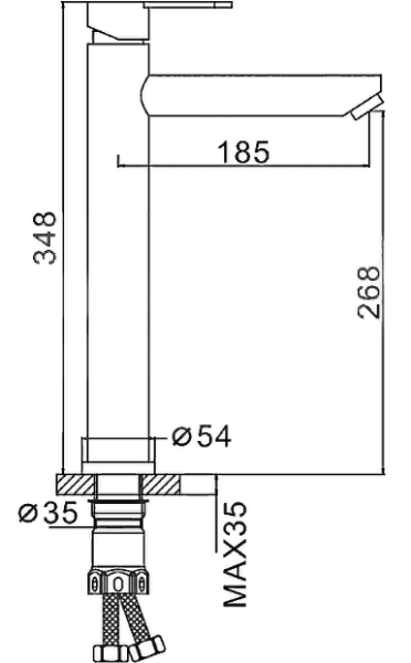 Smesitel dlya rakoviny vysokij 3