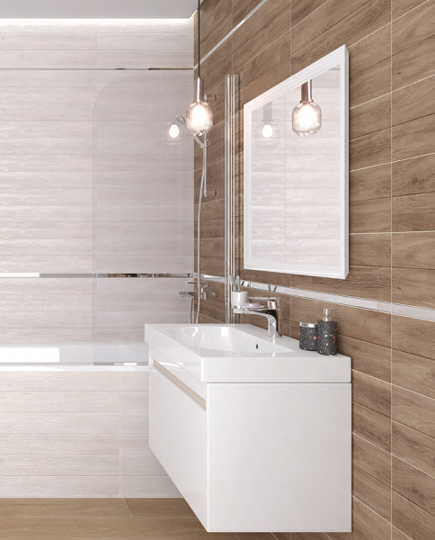 Plitka nastennaya Laparet Avenue tyomno-bezhevyj 2