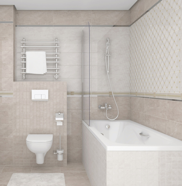 Plitka nastennaya Laparet Royal kofejnyj svetlyj 2