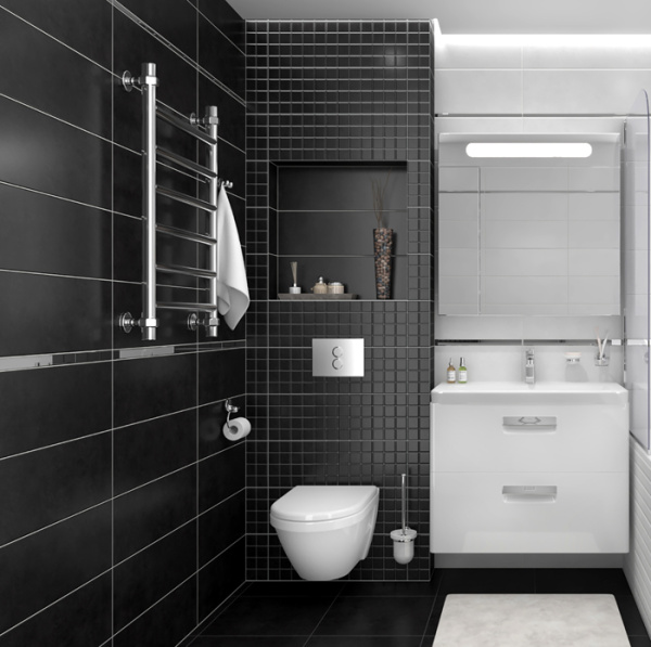 Dekor mozaichnyj Laparet Alabama chyornyj MM60062 20h60 2