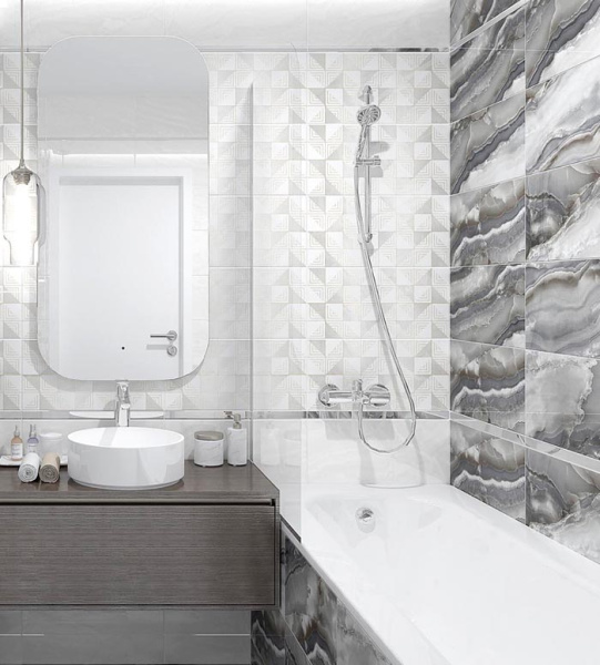 Dekor Laparet Mania belyj 25h50 2