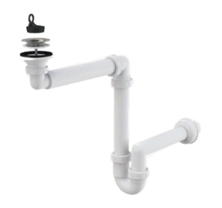 Sifon dlya umyvalnika ekonomyashchij prostrantsvo A413 1