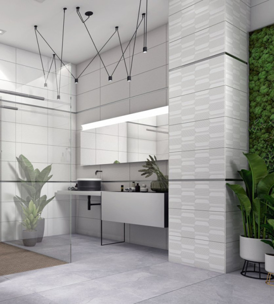 Plitka nastennaya Kerasol Trend Blanco Altura Rectificado 2