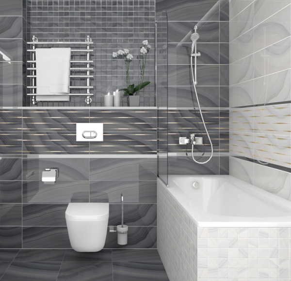 Dekor Laparet Agat Lines seryj 20h60 2