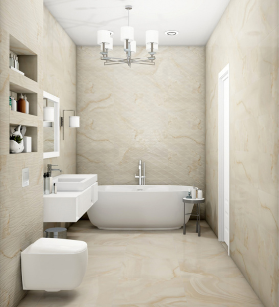 Plitka nastennaya Kerasol Acropolis Rombus Marfil Rectificado 2