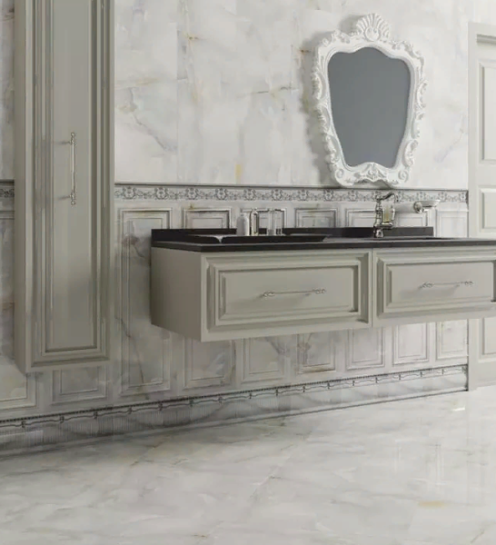 Bordyur Novacera Royal Alzata Ornato Silver 15,6h30 2