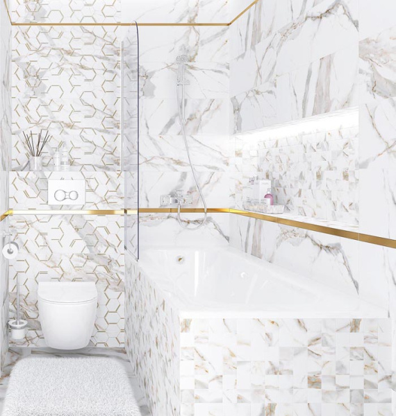 Bordyur metal. zoloto glyancevoe 3h75 2