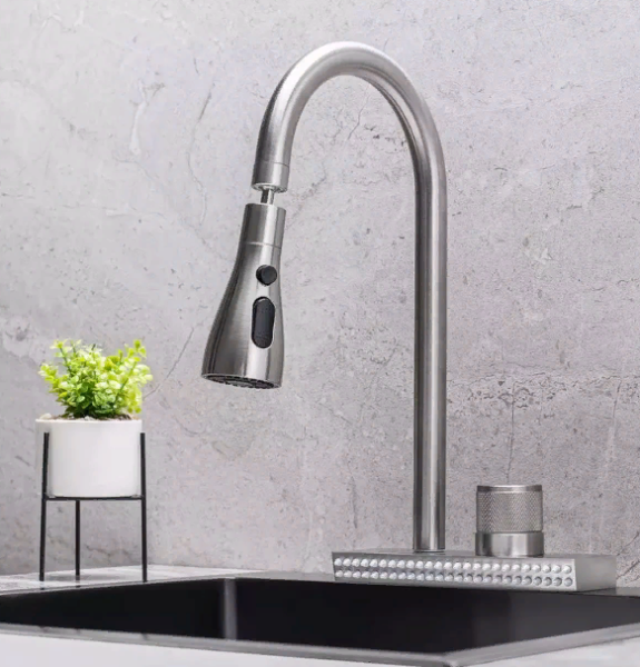 Smesitel dlya kuhni iz nerzhaveyushchej stali s pereklyucheniem 3