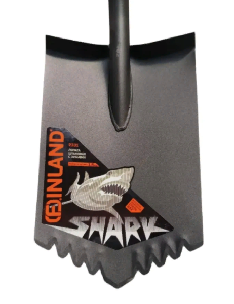 Lopata shtykovaya s zubyami Shark Finland 2