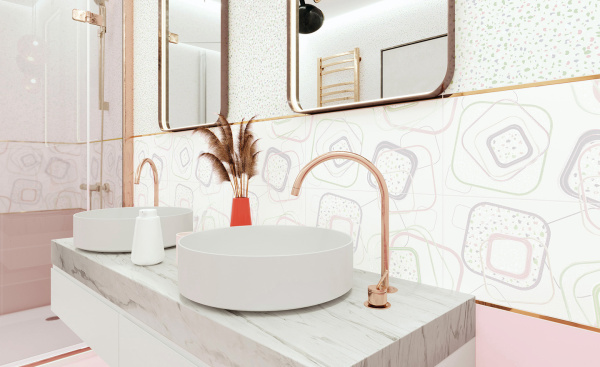 Plitka nastennaya New Trend Candy Terrazzo 2