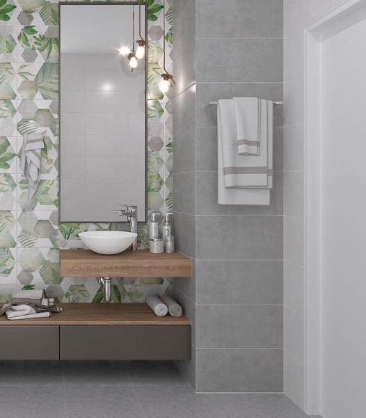 Plitka nastennaya Laparet Focus seryj 25h50 2